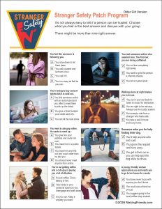 Girl Scout Stranger Safety Patch Program Worksheet PDF