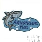 Girl Scout Aquarium Patch With Shark