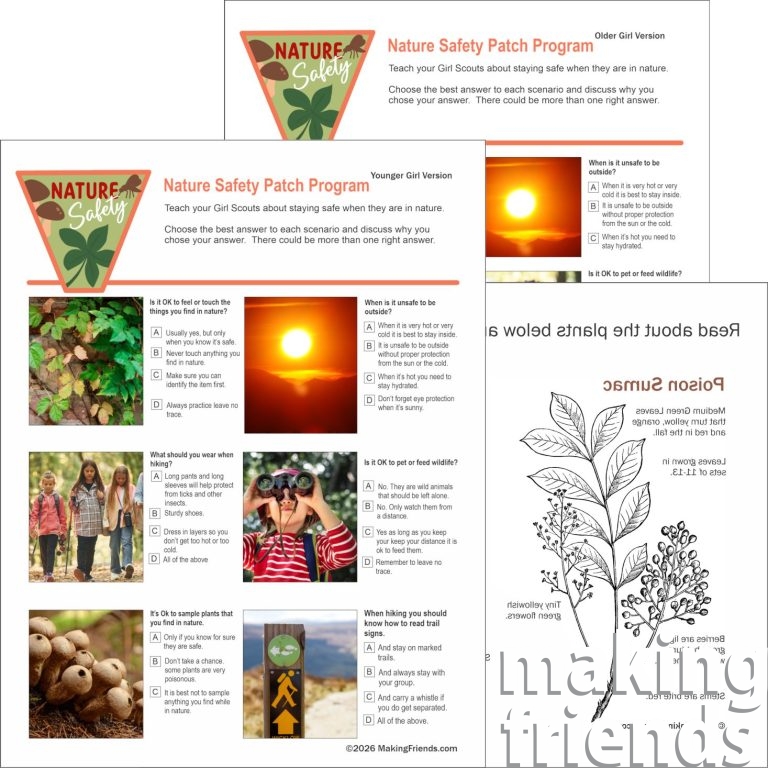 Nature Safety Downloads for Girl Scouts