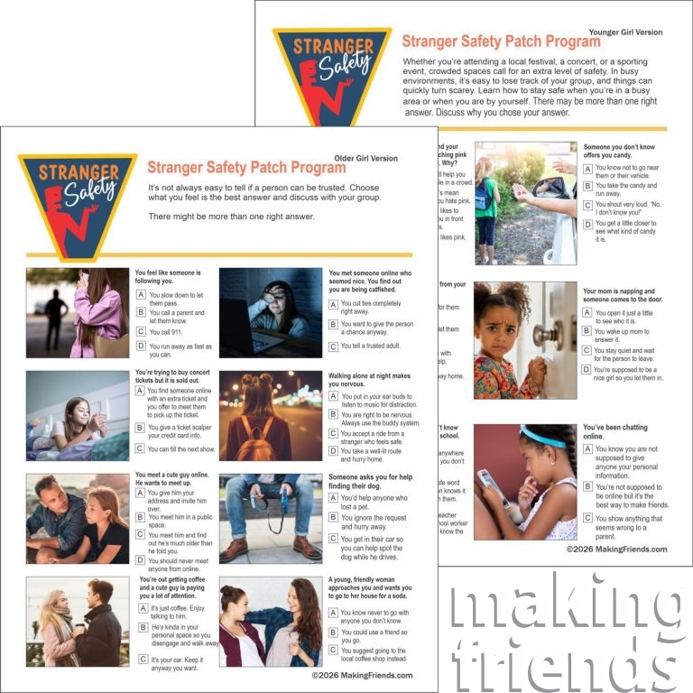 Stranger Safety Downloads for Girl Scouts