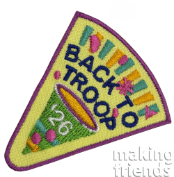 Scout Back to Troop Patch