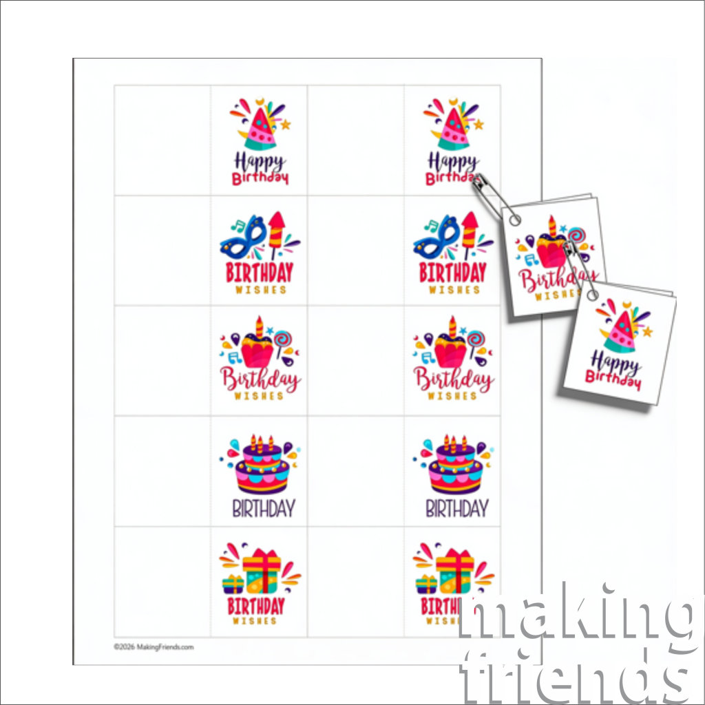 Girl Scout Birthday SWAPS Download