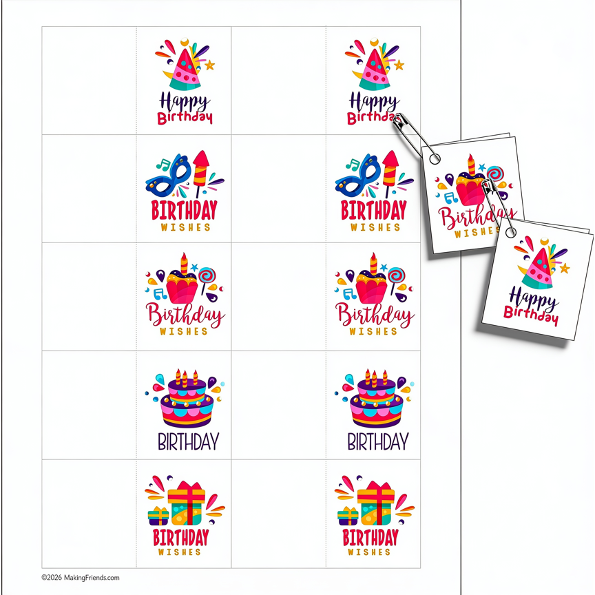 Girl Scout Birthday SWAPS Download