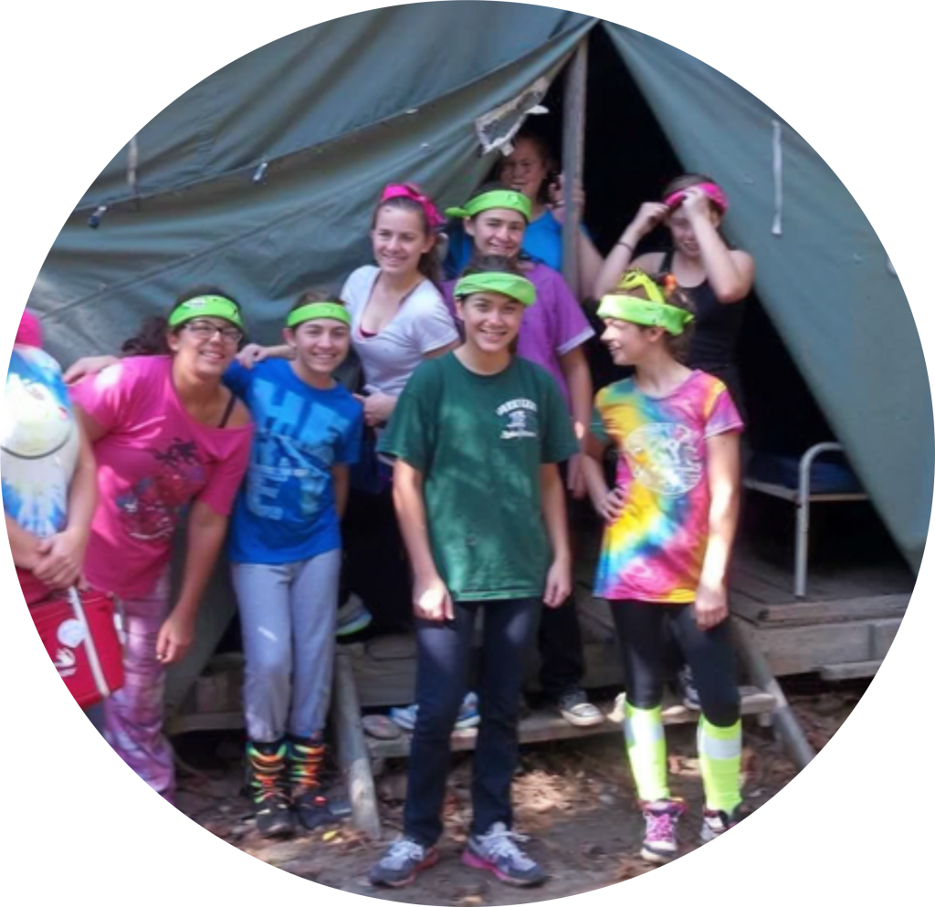 Girl Scout Cadettes Camping