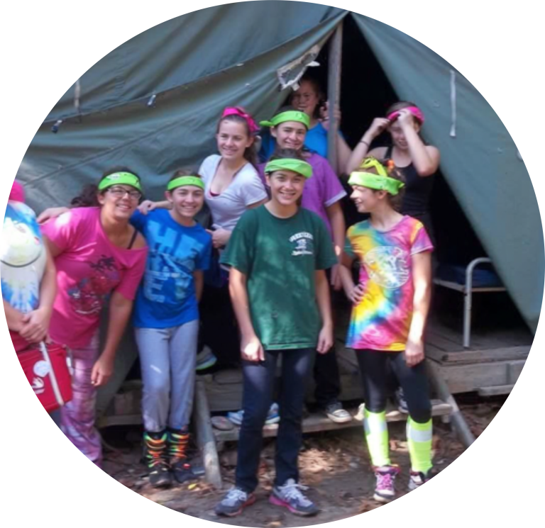 Girl Scout Cadettes Camping