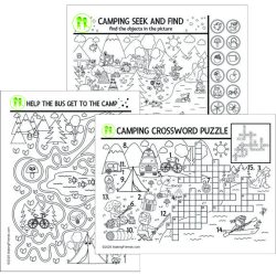 Girl Scout Camping Puzzles