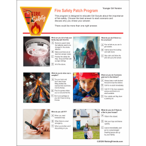 Fire Safety Download for Girl Scouts