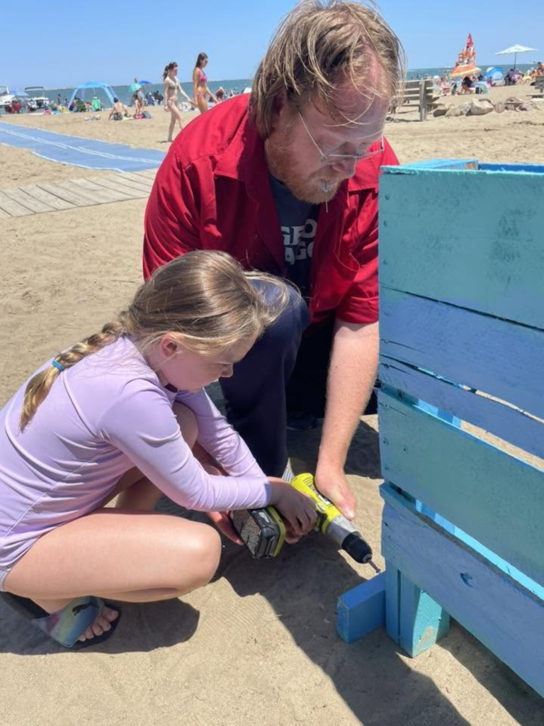 Girl Scout Little Free Beach Toy Library