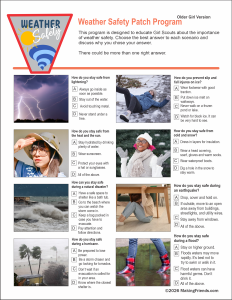 Weather Safety Download for Girl Scouts