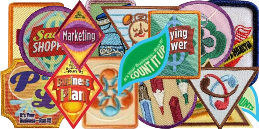 Retired Girl Scout Badges