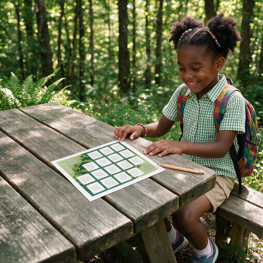 Eco Camper Random Acts of Eco Kindness Worksheet for Girl Scouts
